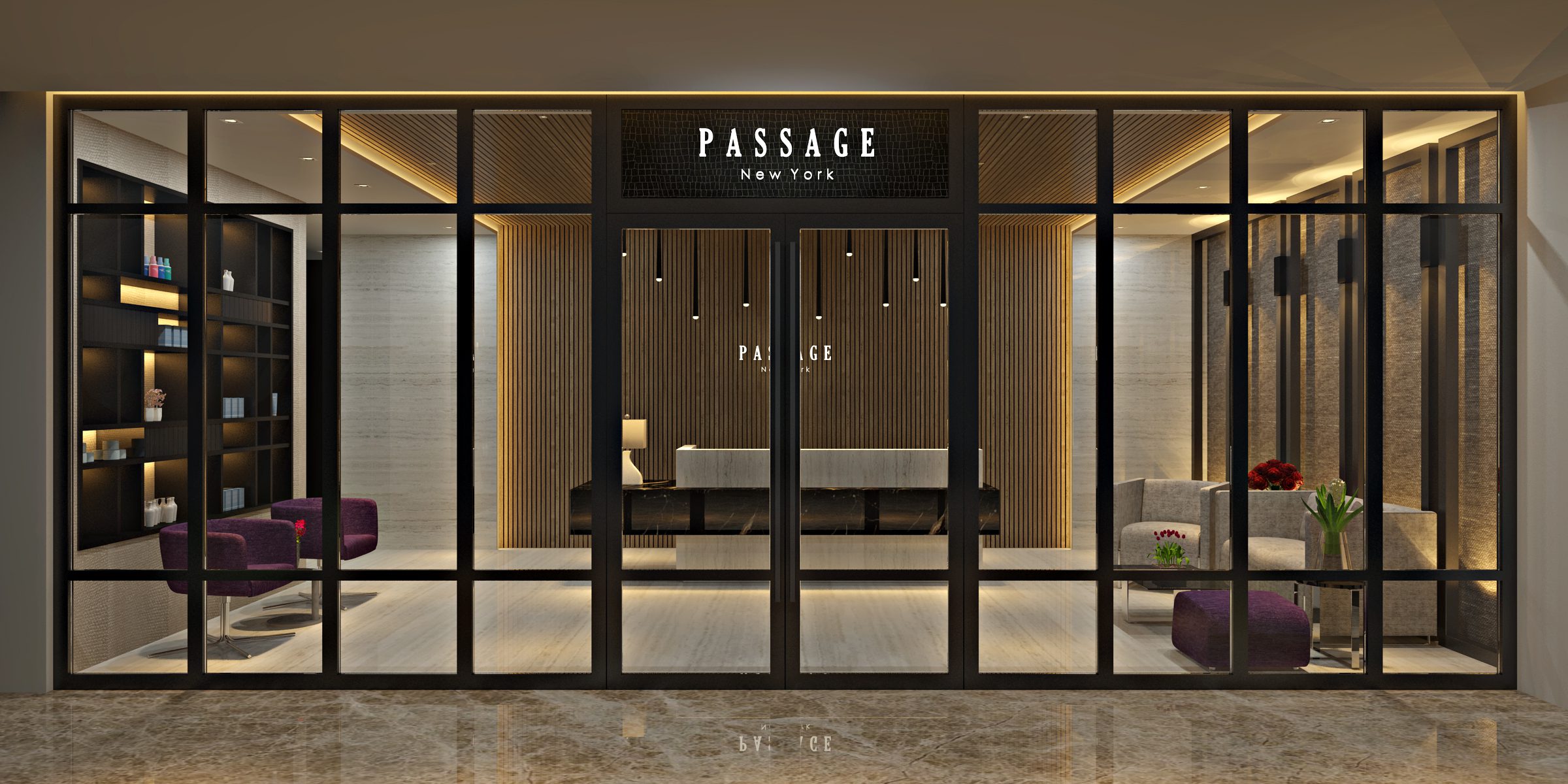Commercial Interior Design for Passage New York