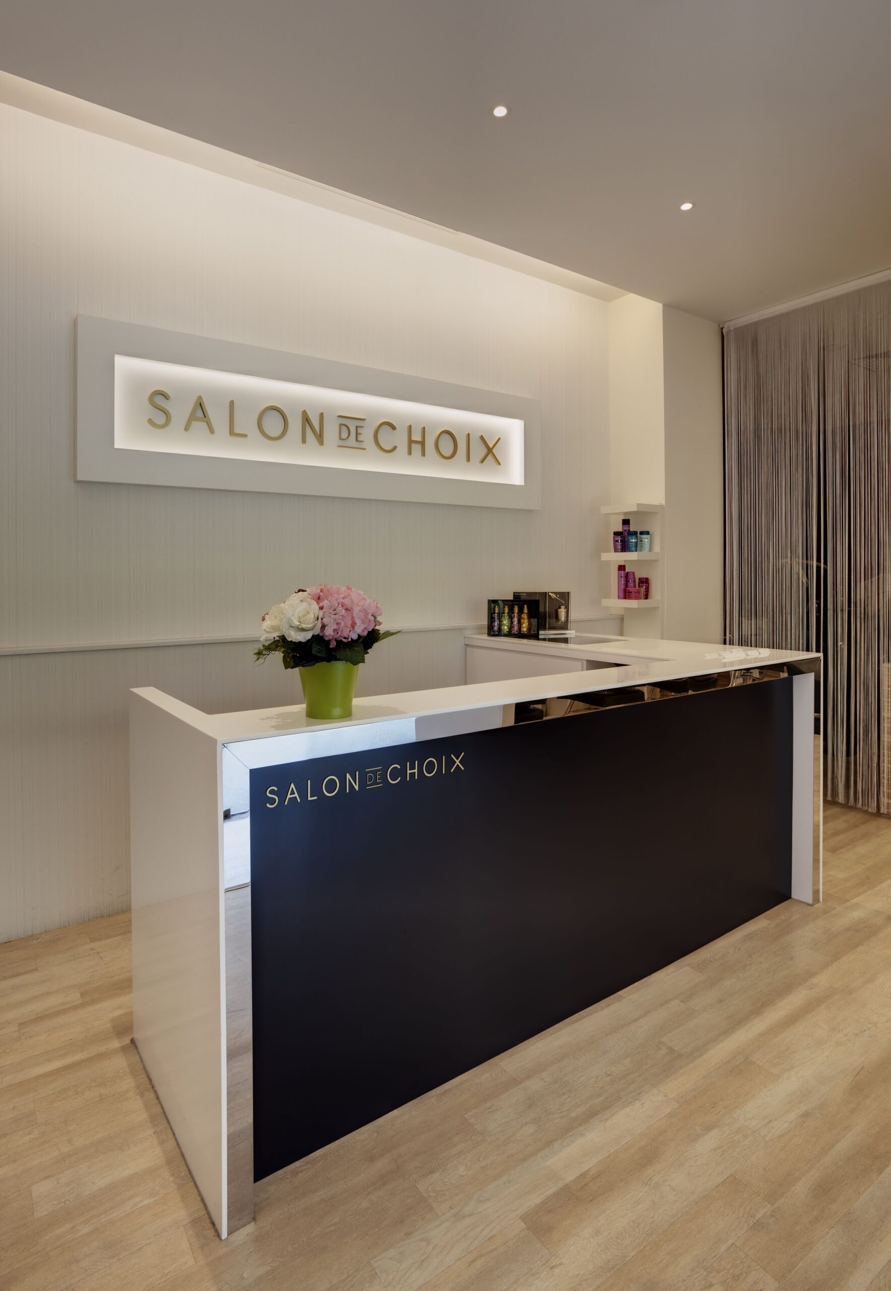 commercial renovation for Salon de Choix