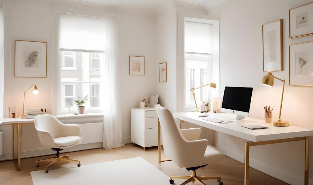Create a Productive and Stylish Home Office - Cactus Art